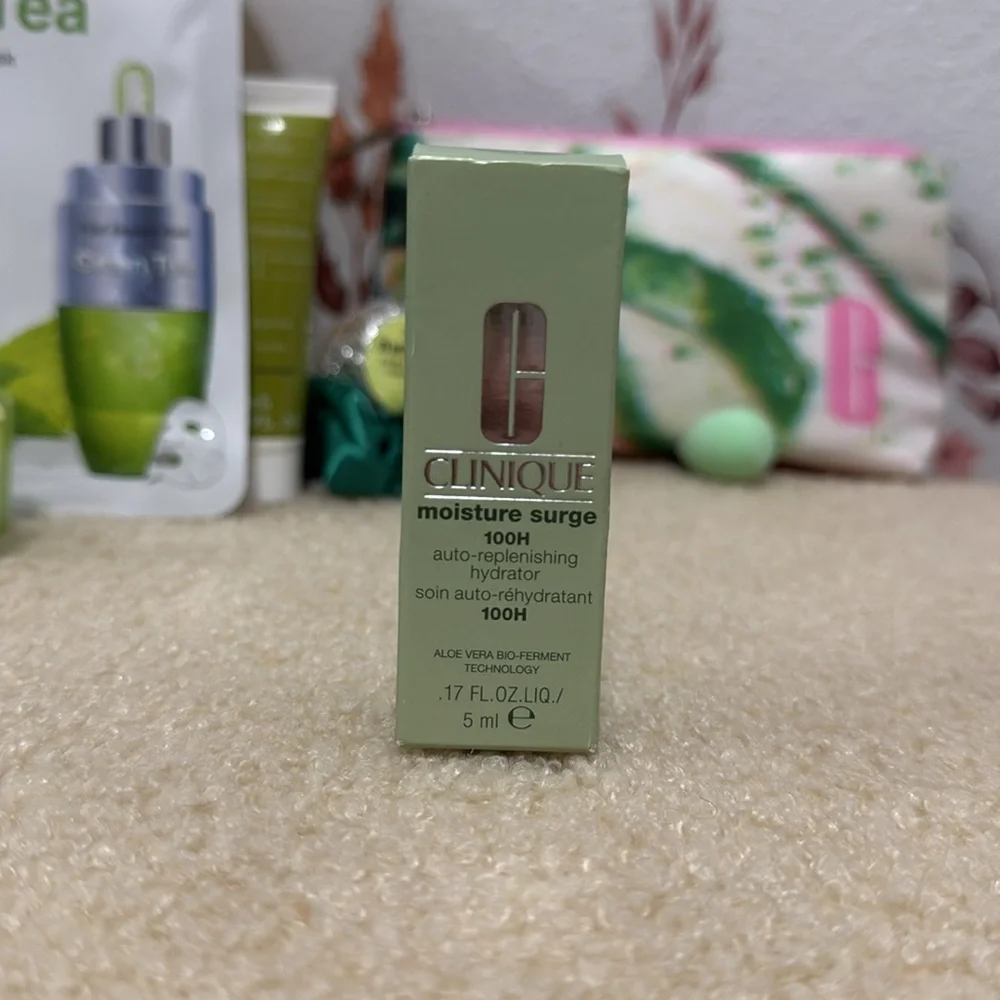 Clinique Cosmetic Bag & Green Beauty Set